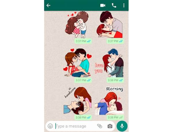 Love Story Stickers WASticker for Android - Download the APK from Habererciyes